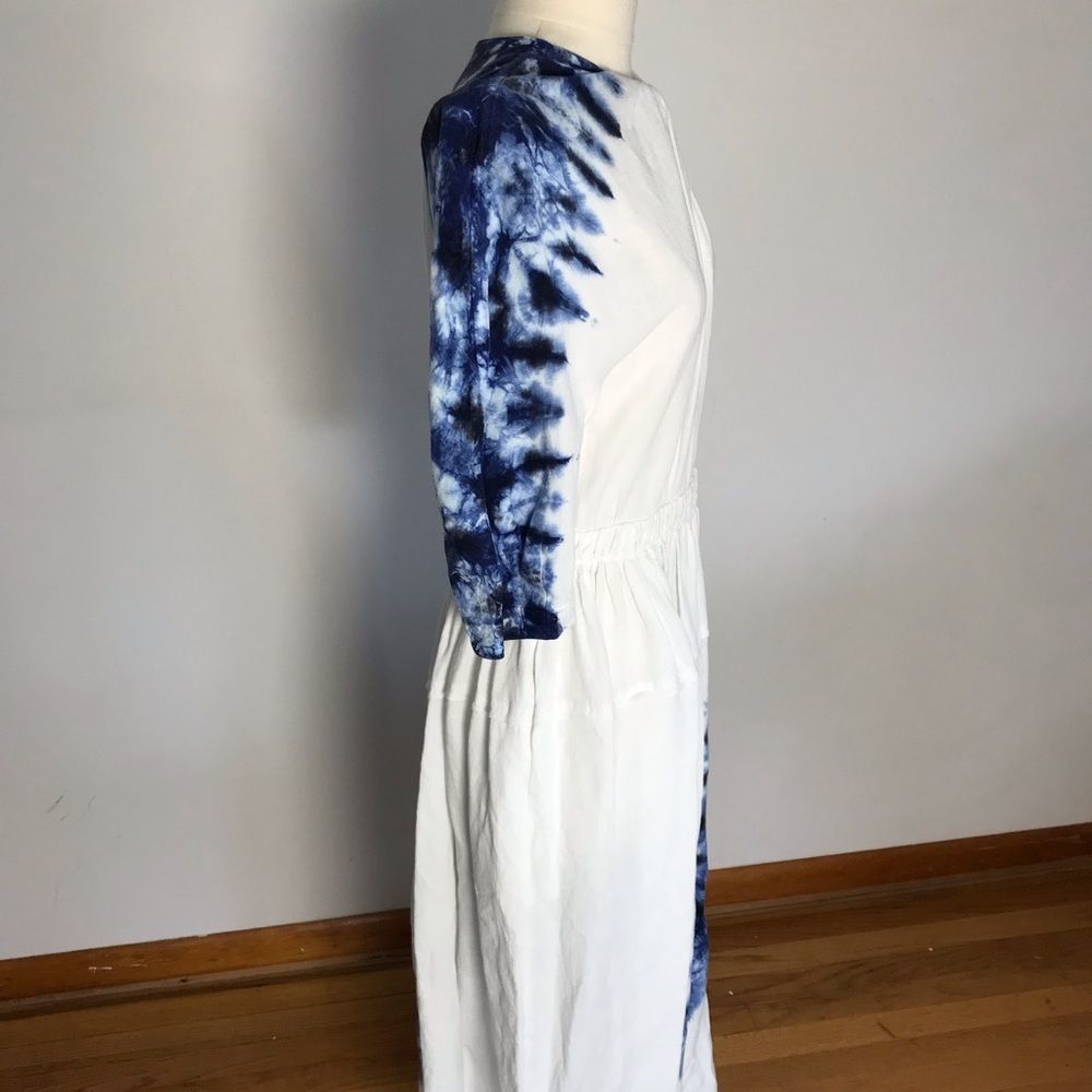 Proenza Tie Dye Linen Viscose Dress Size 8 - Picture 9 of 14